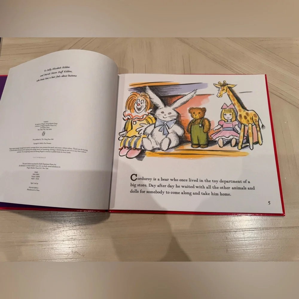 Corduroy by Don Freeman Hardcover Classic Children’s Book – Viking